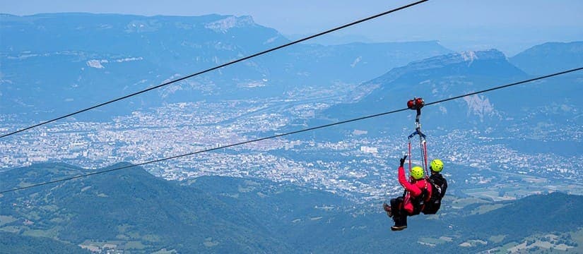 Zip flying adventure in Pokhara Nepal