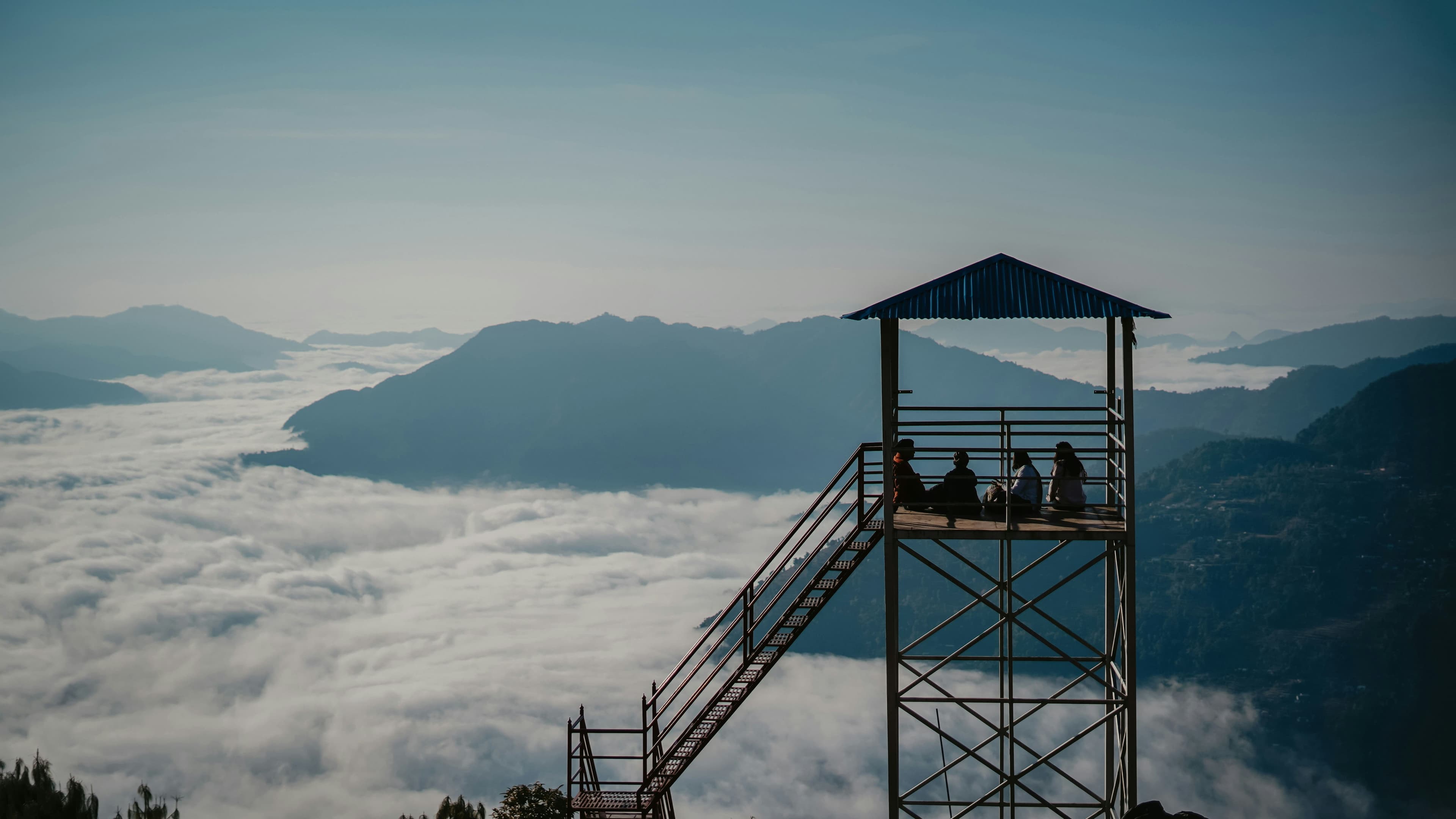 Pokhara viewpoint hiking trails Nepal
