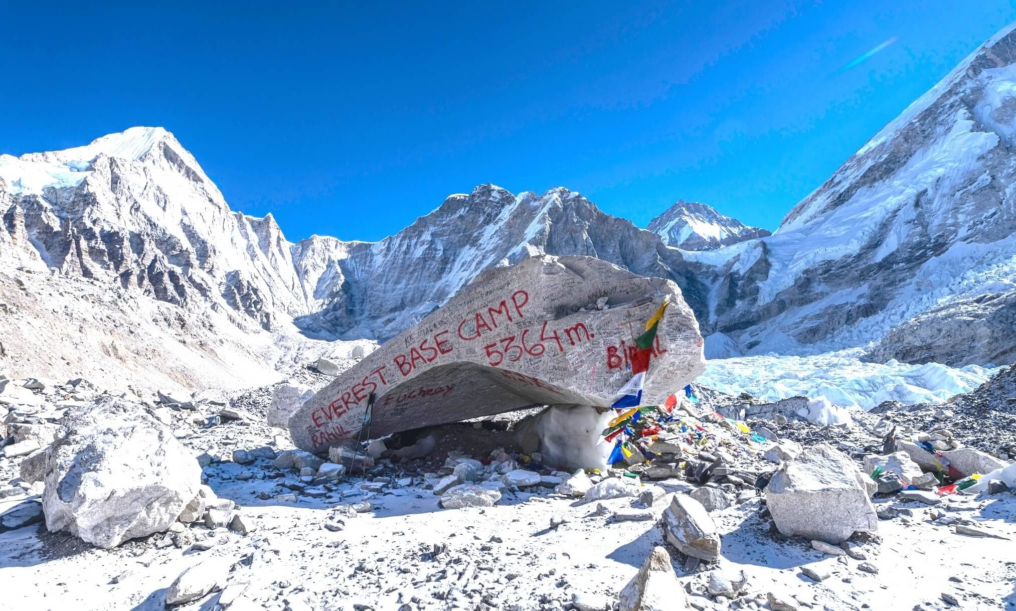 Everest Base Camp trek with view of Mount Everest